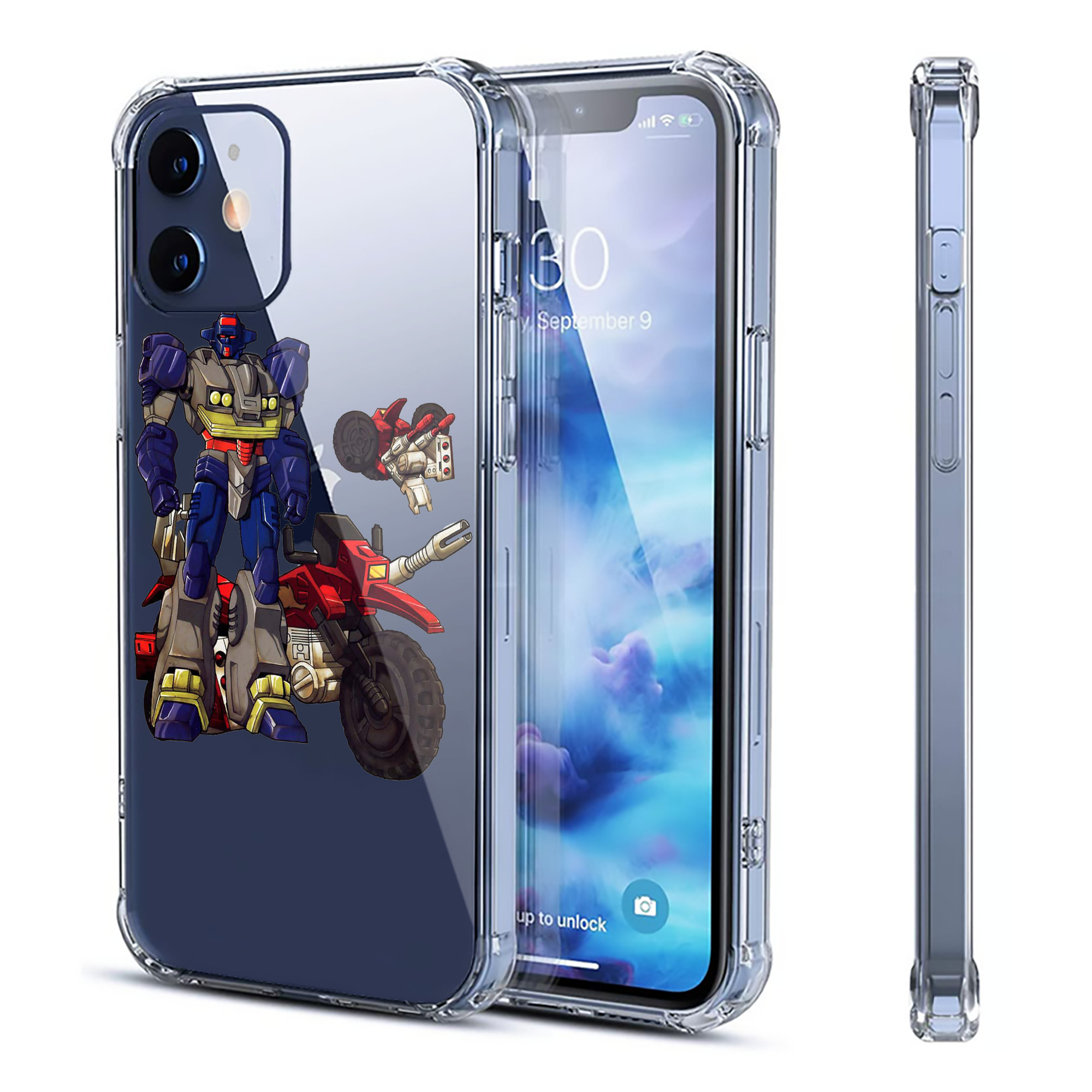 （画像用）  【iPhone 12シリーズ対応】透明スマホケース（クリアソフトケース）